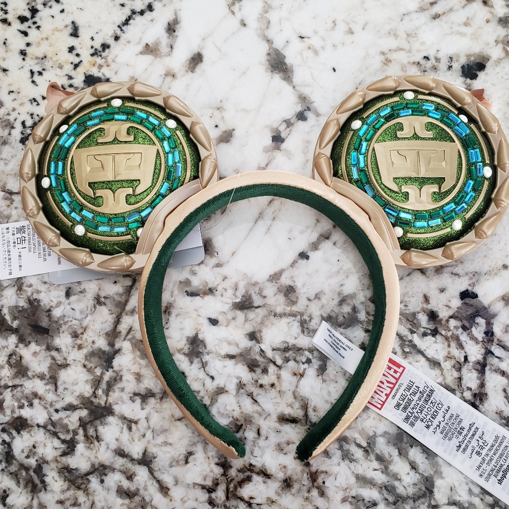 Disney Parks Black Panther Wakanda Forever Namor Mickey Ears Headband NWT - Picture 2 of 15